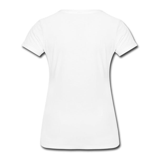 I am Free to Be Who I Wanna Be Fitted White V Neck Tshirt