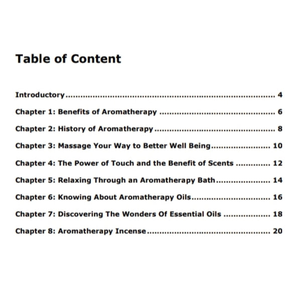 Aromatherapy Wonders PDF Format Instant Download Digital EBook