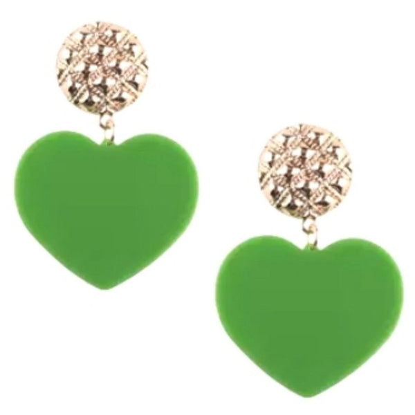Spotted Love Gold Tone Stud Dangle Fashion Jewelry Earrings