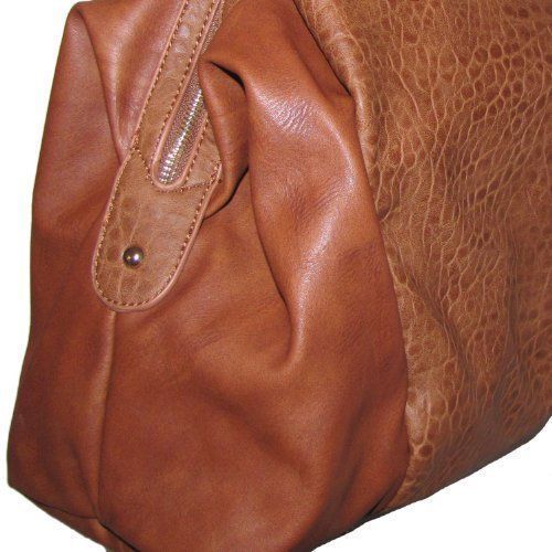 Urban Expressions Talene Vegan Leather Tan Handbag