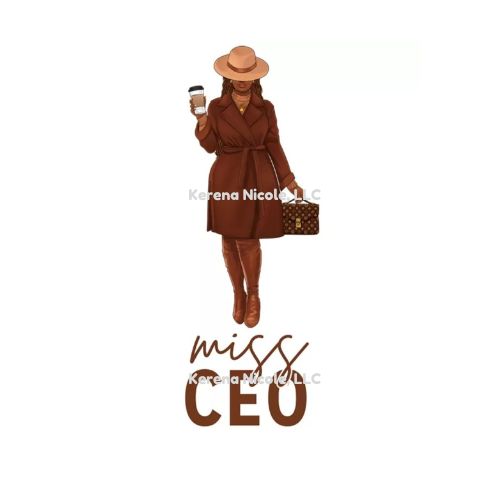 Ready To Press DTF Transfer MISS CEO Black Woman Entreprenuer
