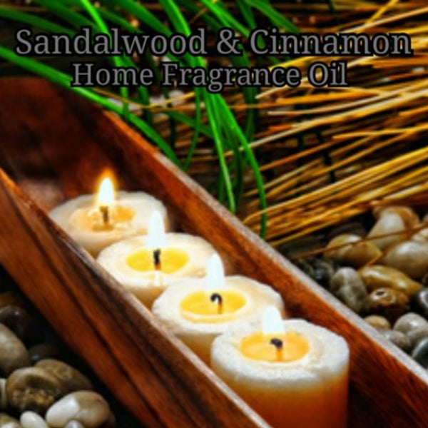 Sandalwood Cinnamon Home Fragrance Diffuser Warmer Aromatherapy Burning Oil