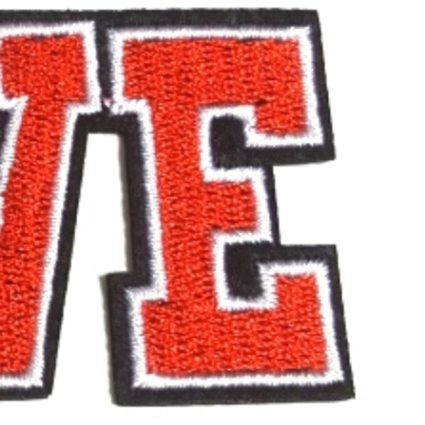 LOVE Red Word Expression Iron-On Patch