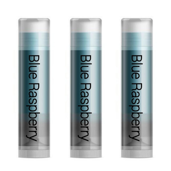 Blue Raspberry Lip Balm Moisturizers 3 Pack
