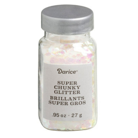 Darice™ GLITZ Iridescent Chunky Hexagon Glitter