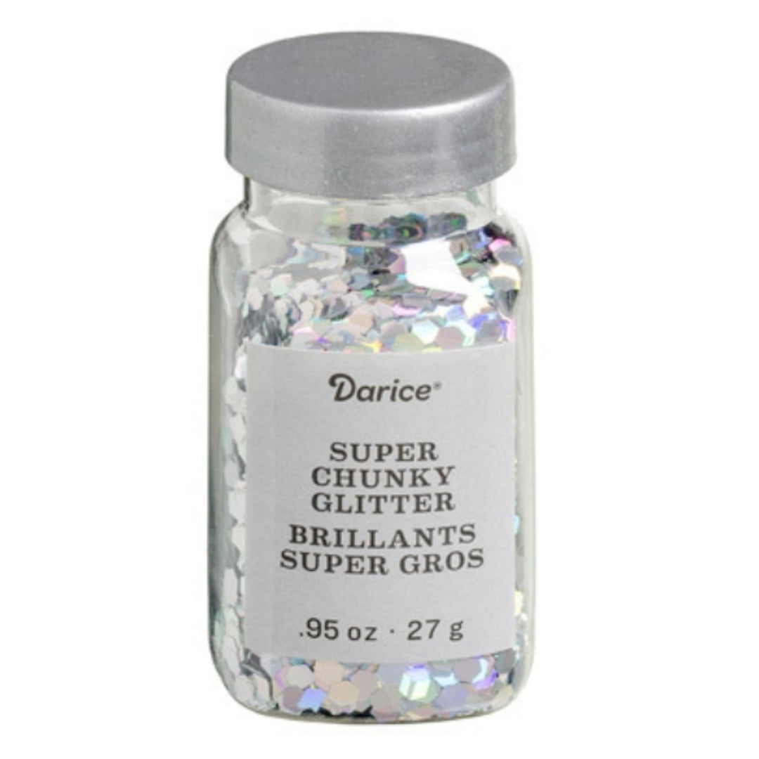 Darice™ BLING Iridescent Chunky Hexagon Glitter