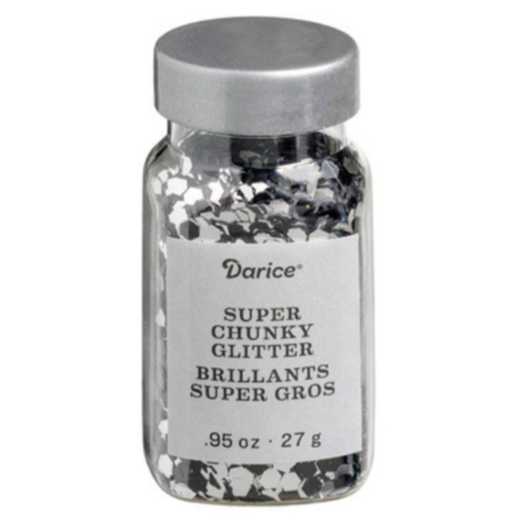 Darice™ EBONY MIX Chunky Hexagon Glitter