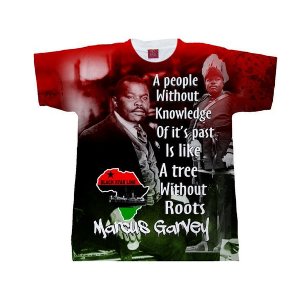 People Without Knowledge Tree Without Roots Marcus Garvey Crew Neck Unisex Tshirt