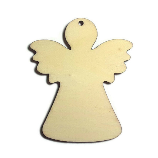 ANGEL Unfinished Ready to Decorate Natural Wood Cutout