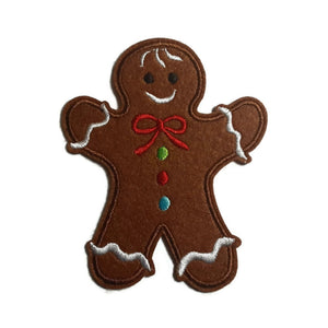 Gingerbread Cookie Iron-On Patch