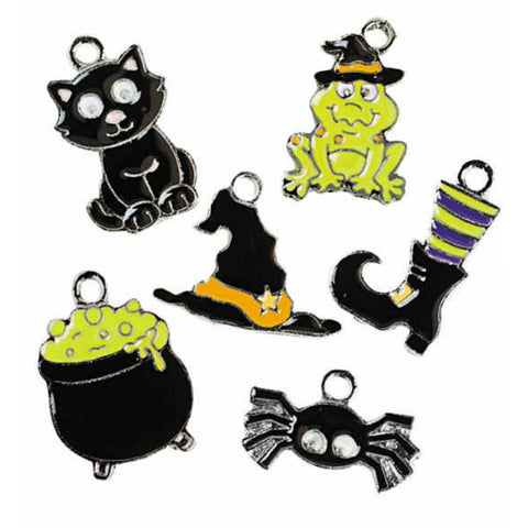 Halloween Witch House Assorted Charms