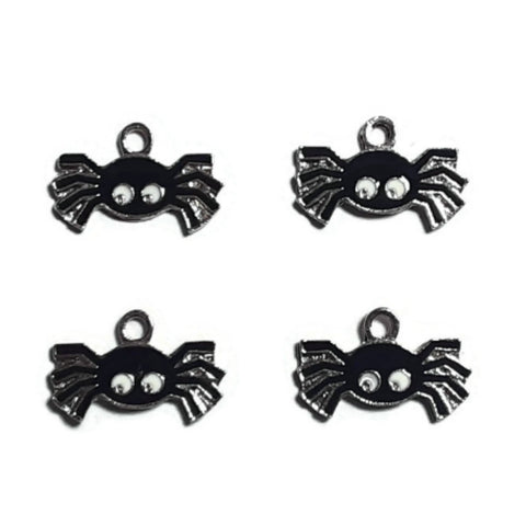Halloween Black Spider Charms