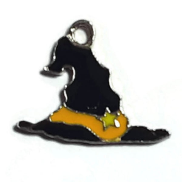 Halloween Witch Black Hat Charms