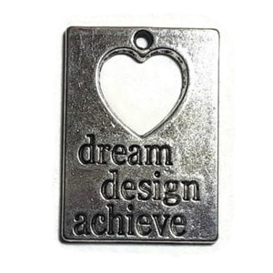 Dream Design Achieve Expression Necklace Earring Bracelet Charms - Set of 8