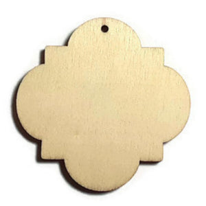 MEDALLION Unfinished Ready to Decorate Natural Wood Cutout