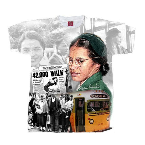 Rosa Parks Black History Crew Neck Unisex Tshirt