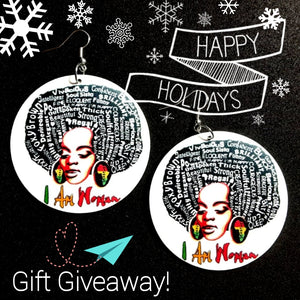 Holiday 2019 Giveaway - I AM WOMAN EARRINGS