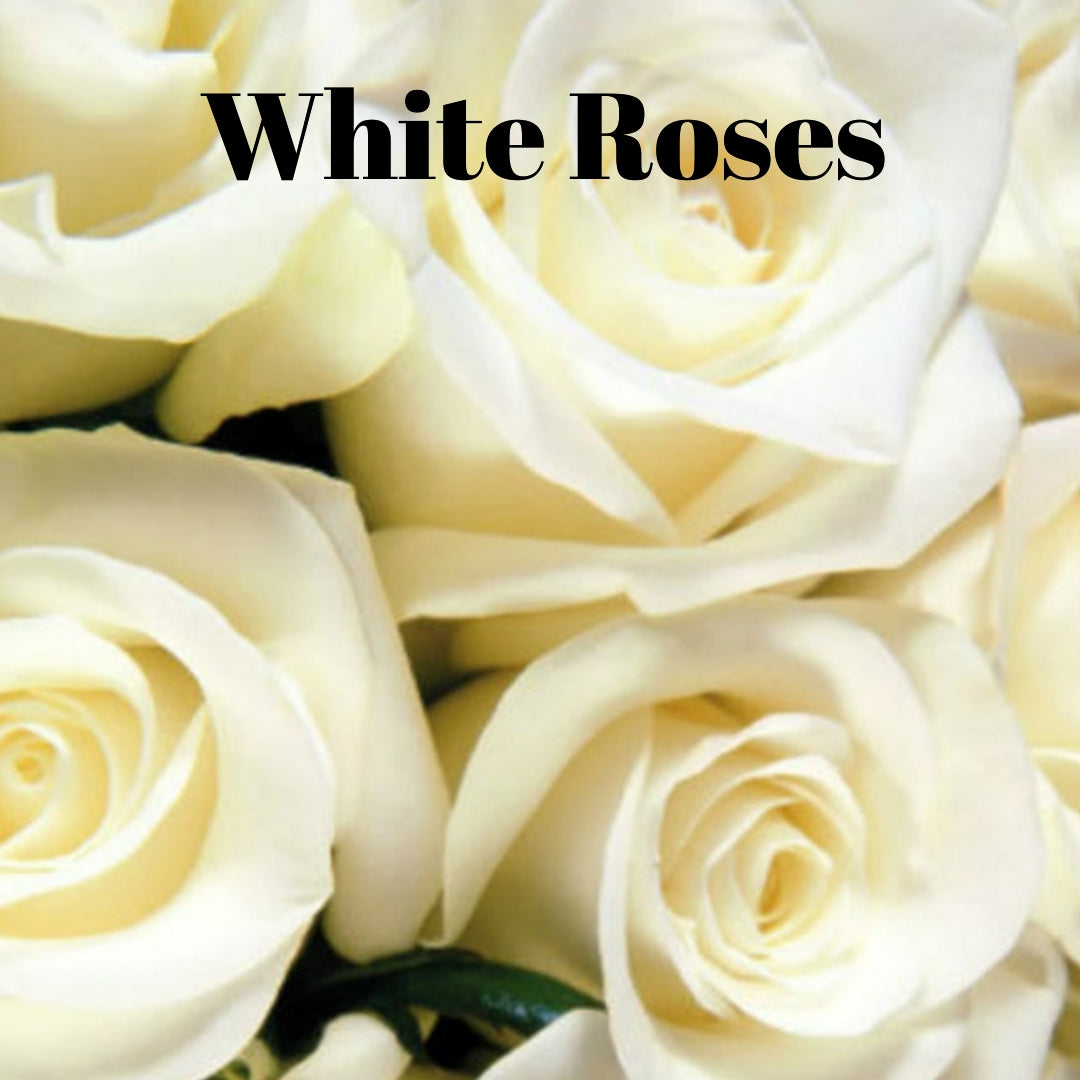 White Roses Candle/Bath/Body Fragrance Oil