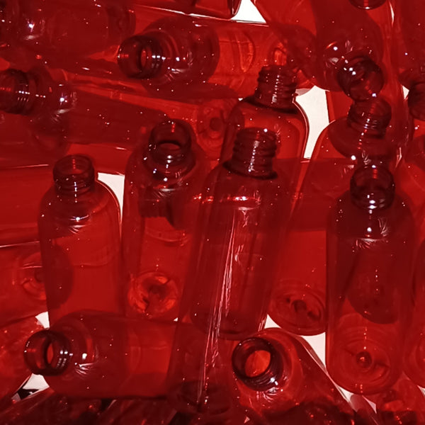 4oz Red Cosmo PET Plastic Bottles