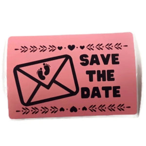 Custom Stickers, Save The Date Stickers, Gender Reveal Stickers