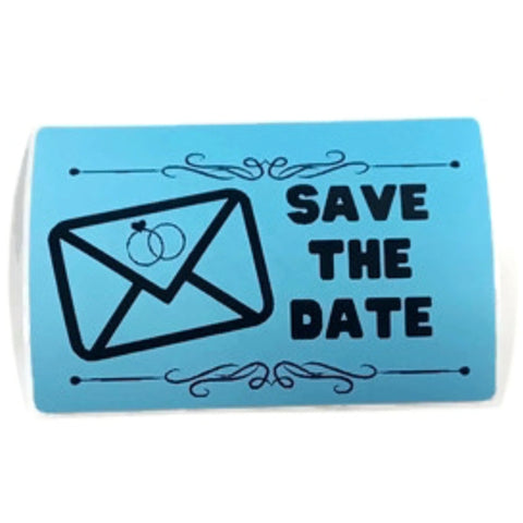 Custom Stickers | Save The Date Stickers | Wedding Announcement | Getting Married Stickers | Thermal Stickers