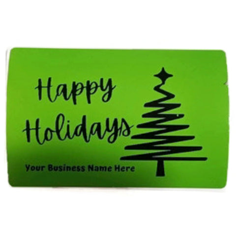 Custom Stickers | Happy Holidays Stickers | Thermal Stickers