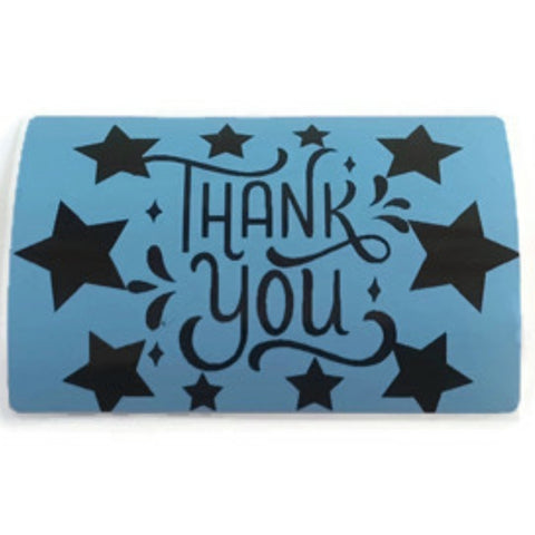 Custom Stickers | Thank You with Full of Stars Stickers | Thermal Stickers