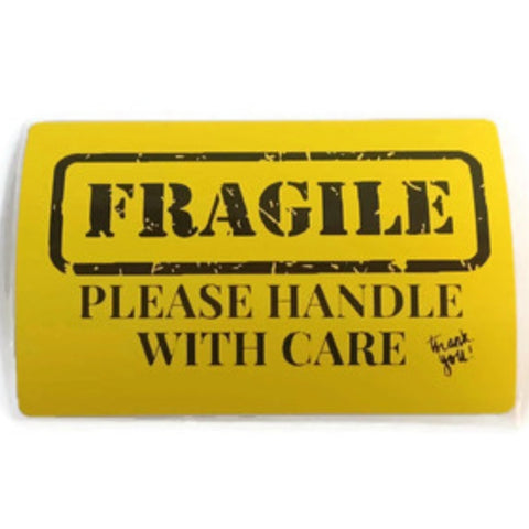 Custom Stickers | FRAGILE Please Handle with Care Stickers | Thank You Stickers | Thermal Stickers
