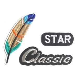 Feather STAR Classic Expression Iron-On Patches