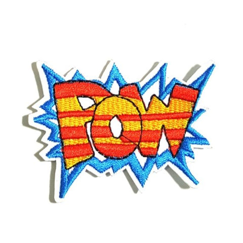 POW Blue Expression Iron-On Patches