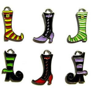 Halloween Witch Boots Bracelet Jewelry Charms