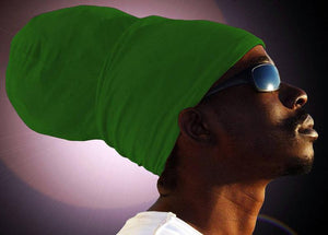Unisex Bright Green Rasta Headwrap Turban