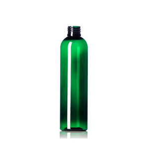 8oz Green Cosmo PET Plastic Bottles - Set of 25