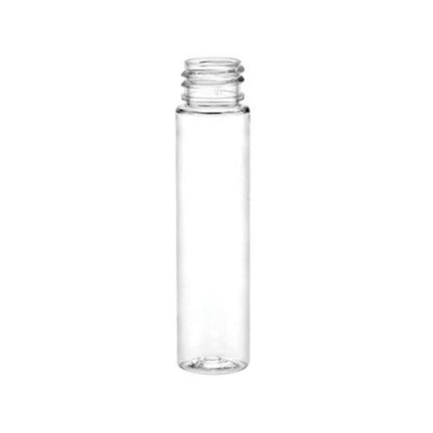 1oz Clear Cylinder Slim Tall Plastic Bottles - Set of 25