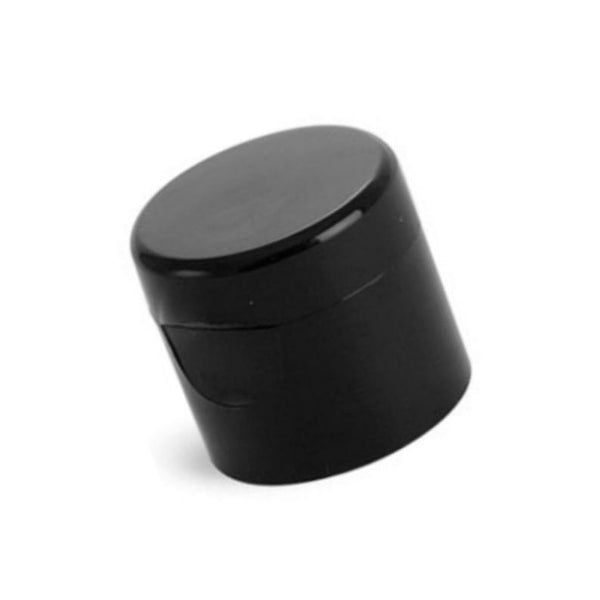 Black Flip Dispensing Caps - Bottle Cap Size: 24-410 - Set of 25
