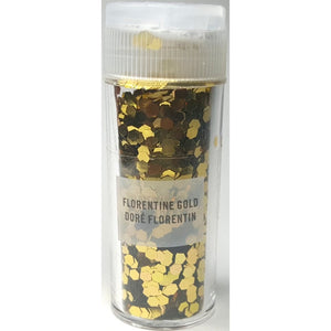 Martha Stewart Crafts™ FLORENTINE GOLD Hexagon Shape Glitter