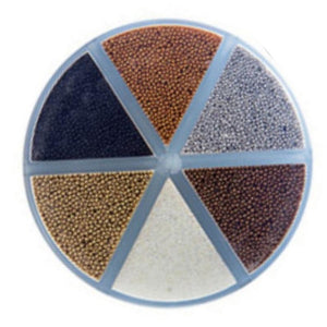 Darice™ Multicolor MICROBEAD Caddy Metallic Glitter