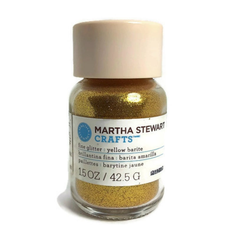 Martha Stewart Crafts™ YELLOW BARITE Fine Glitter