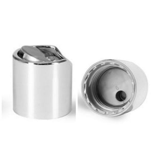 Silver Disc Dispensing Caps - Bottle Cap Size: 20-410 - Set of 25