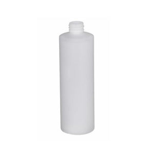 16oz Natural HDPE Plastic Cylinder Bottles - Set of 25
