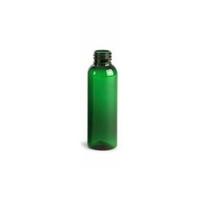 2oz Green Cosmo PET Plastic Bottles - Set of 25