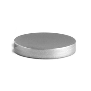 8oz Silver Unlined Jar Caps - Cap Size: 70-400 - Set of 25