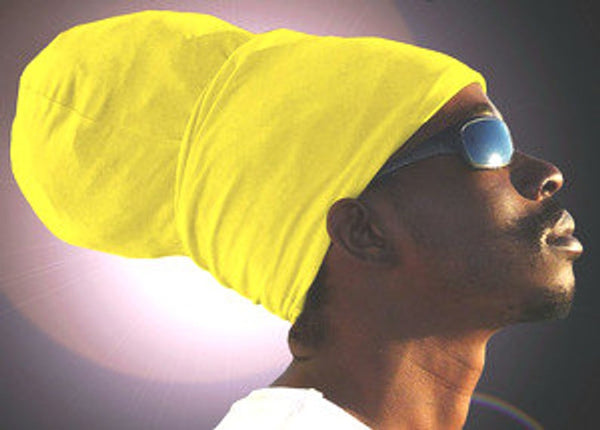 Unisex Yellow Rasta Headwrap Turban
