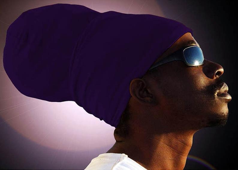 Unisex Purple Rasta Headwrap Turban