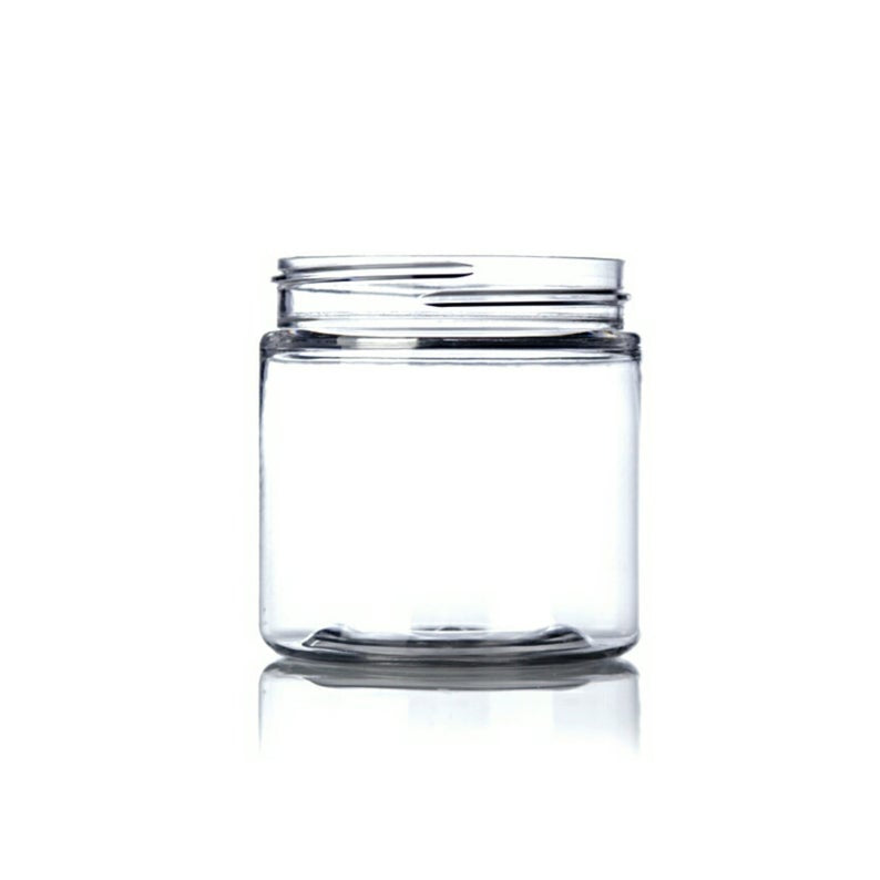 4oz Clear PET Single Wall Plastic Jars - Set of 25