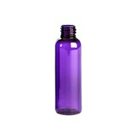 4oz Purple Clear Cosmo PET Plastic Bottles - Set of 25