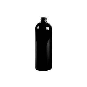 16oz Black Cosmo PET Plastic Bottles - Set of 25