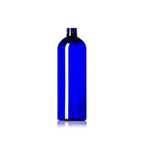 16oz Blue Cosmo PET Plastic Bottles - Set of 25