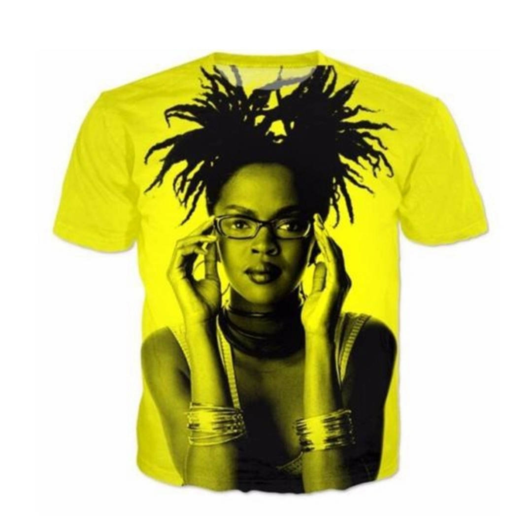 Queen of Excellence L Boogie Neon Yellow Crew Neck Unisex Tshirt