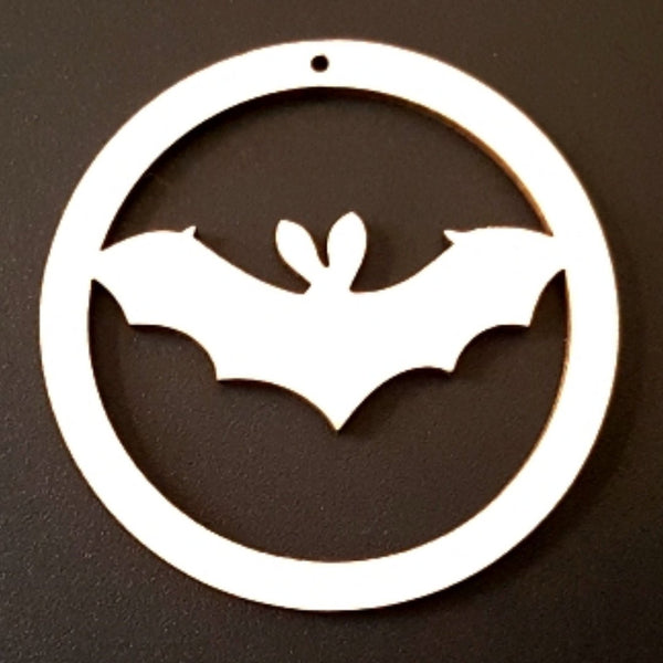 HALLOWEEN BAT Unfinished Ready to Decorate Natural Wood Cutout